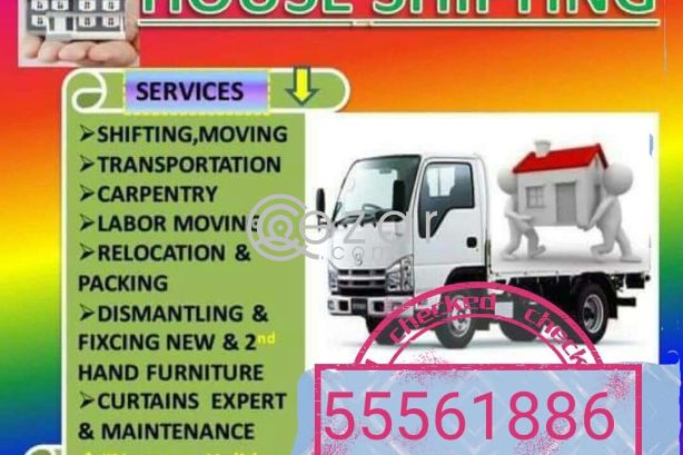 SHIFTING MOVING PACKING CARPENTRY SERVICES ANY TIME ANY PLACE IF YOU NEED CALL 55561886 photo 1