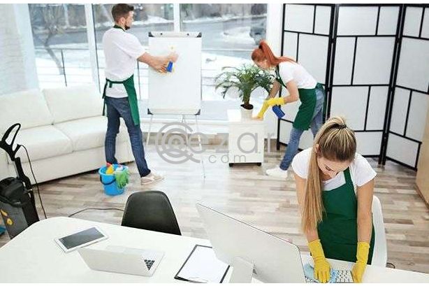 Skilled female and male cleaners staff available photo 1