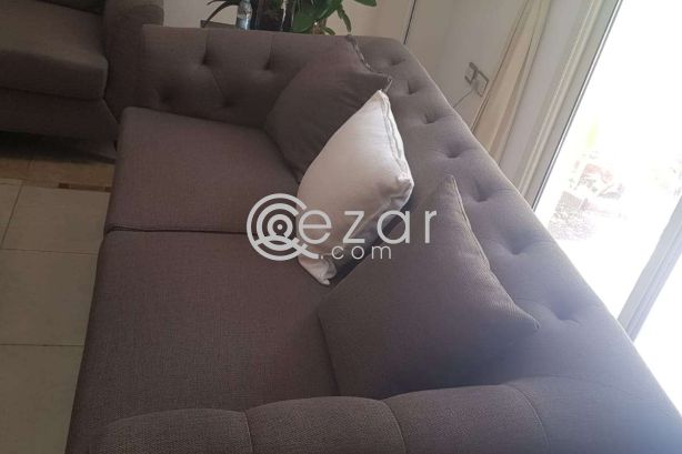 2 and 3 seater Sofa with coffee table and 2 side tables photo 2
