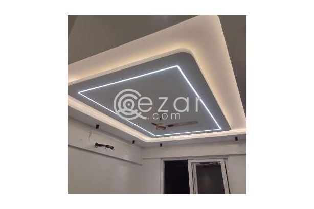Gypsum board decor,partition,wall moulding work etc. photo 1
