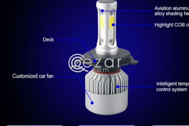 Led headlight h1 H3 H7 H11 9005 9006 H4 photo 2