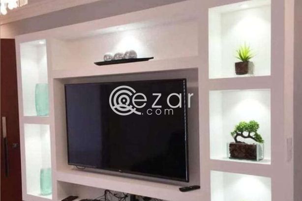 Gypsum board decor,partition,wall moulding work etc.70245680 photo 3