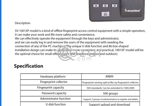 Finger Print Access Control System photo 2