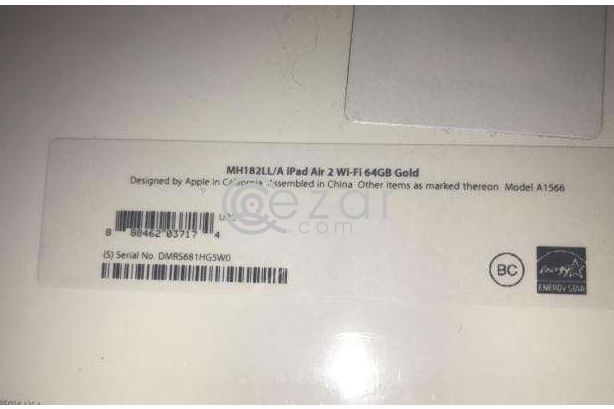 IPad for Sale iPad Air2 64GB WIFI photo 3