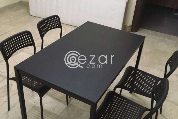 Dining table 4 chairs photo 2