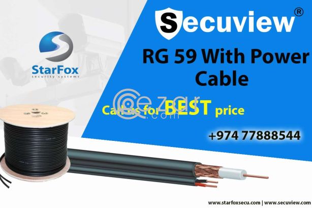 secuview cctv coaxial cable with power photo 1