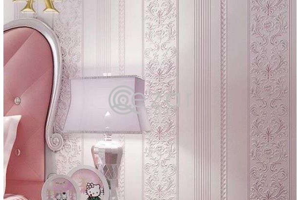 تركيب. ورق الجدران. wallpaper sale & install & repairing photo 1